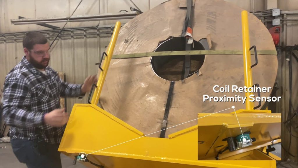 “Efficiently Flip Heavy Coils with Industrial Coil Upender by Green Valley Manufacturing”
