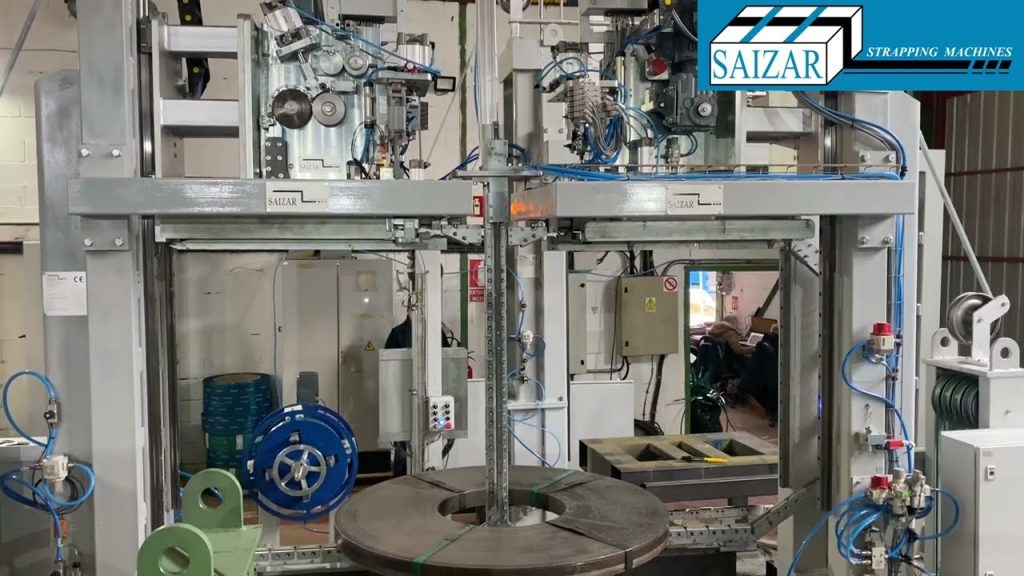 Title: Strapping Machines for Slit Coils. Title: Strapping Machines for Slit Coils.