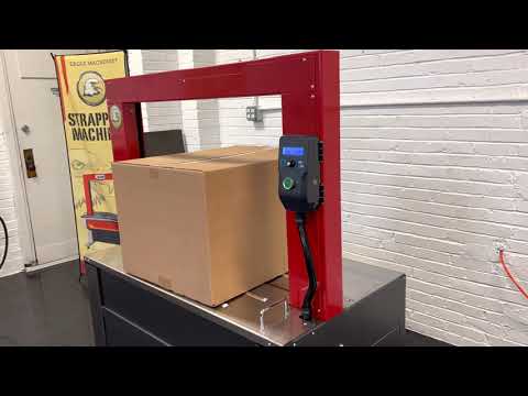 Changing Over the Strapping Coil of the Eagle S600 Strapping Machine Changing Over the Strapping Coil of the Eagle S600 Strapping Machine