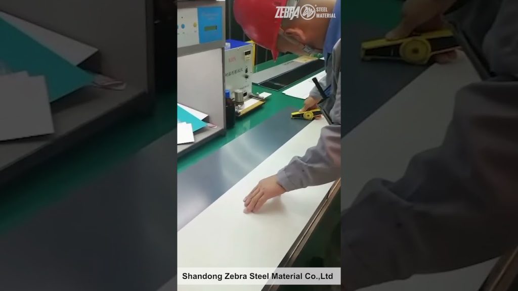 Engineer performs paint film thickness testing