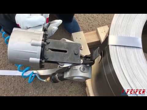 Pneumatic steel strapping equipment for secure fastening Pneumatic steel strapping equipment for secure fastening