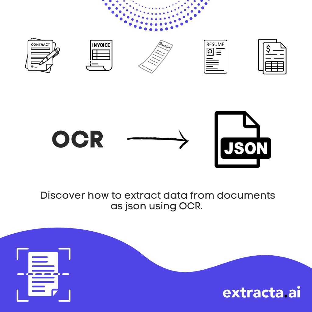 text extraction, document processing, JSON format