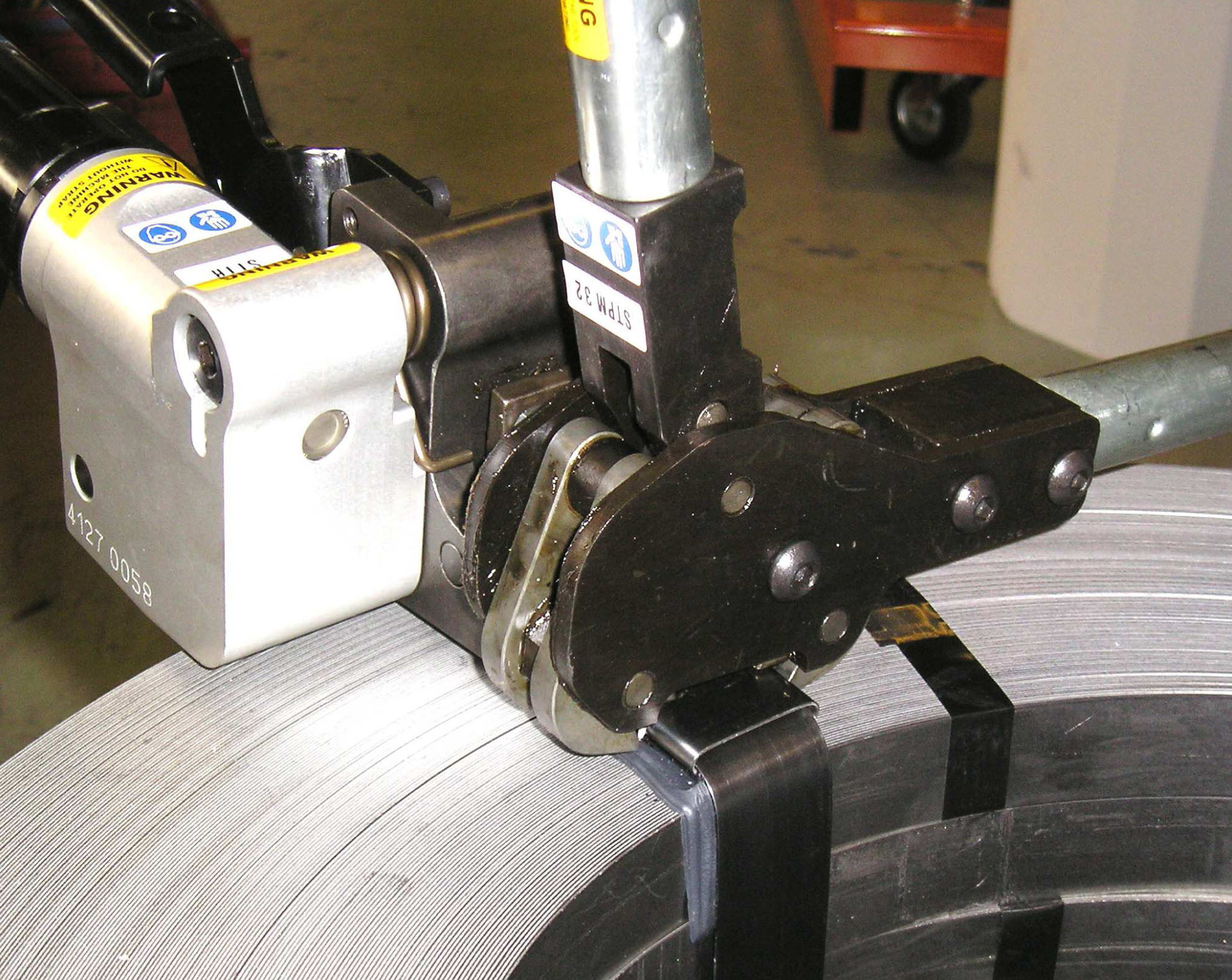 Steel banding specifications chart
